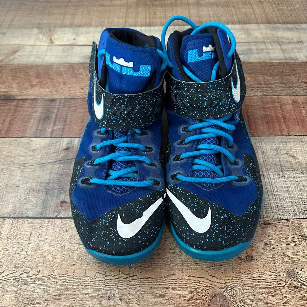 Nike LeBron Soldier Blue/Black Speckle Basketball Shoes | Men’s 13 - Picture 5 of 8